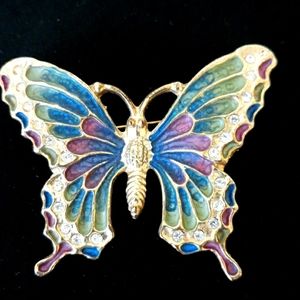 Vintage butterfly brooch